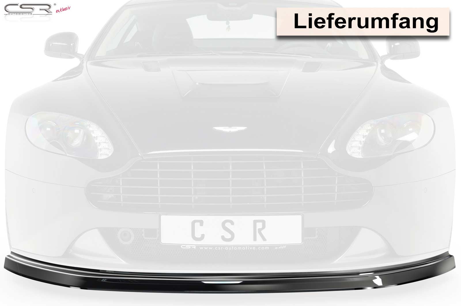 CSR Frontspoiler | Cup-Spoilerlippe mit ABE für Aston Martin Vantage CSL392