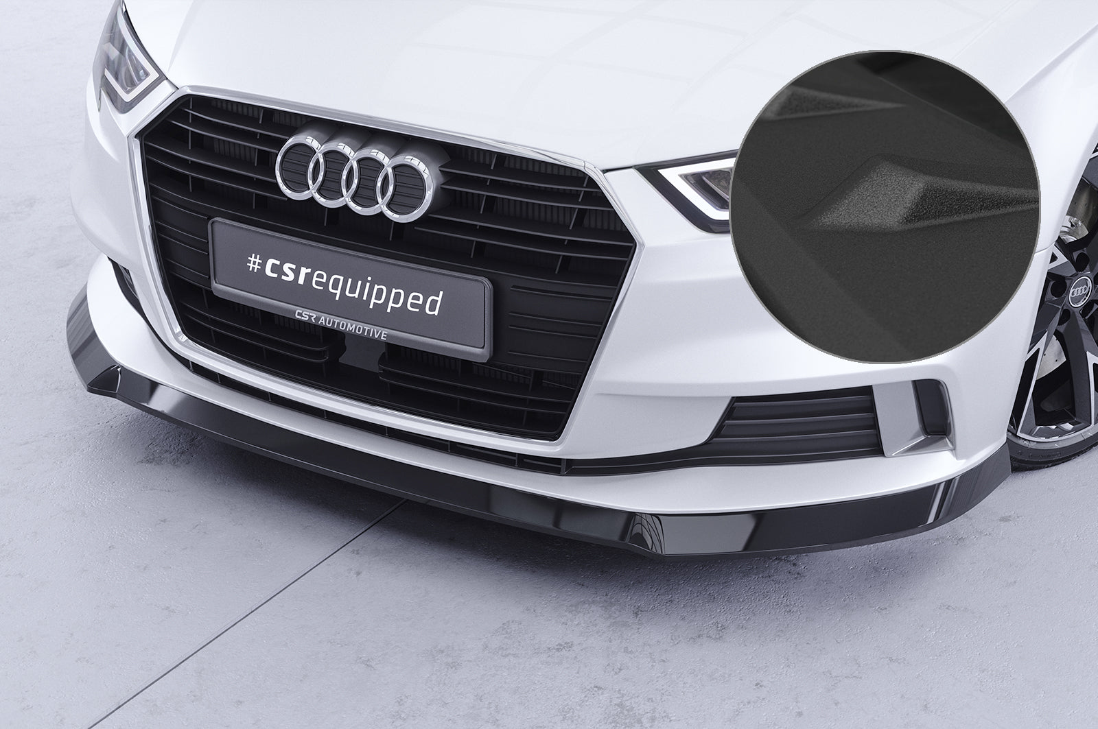 CSR Frontspoiler | Cup-Spoilerlippe mit ABE für Audi A3 8V CSL393