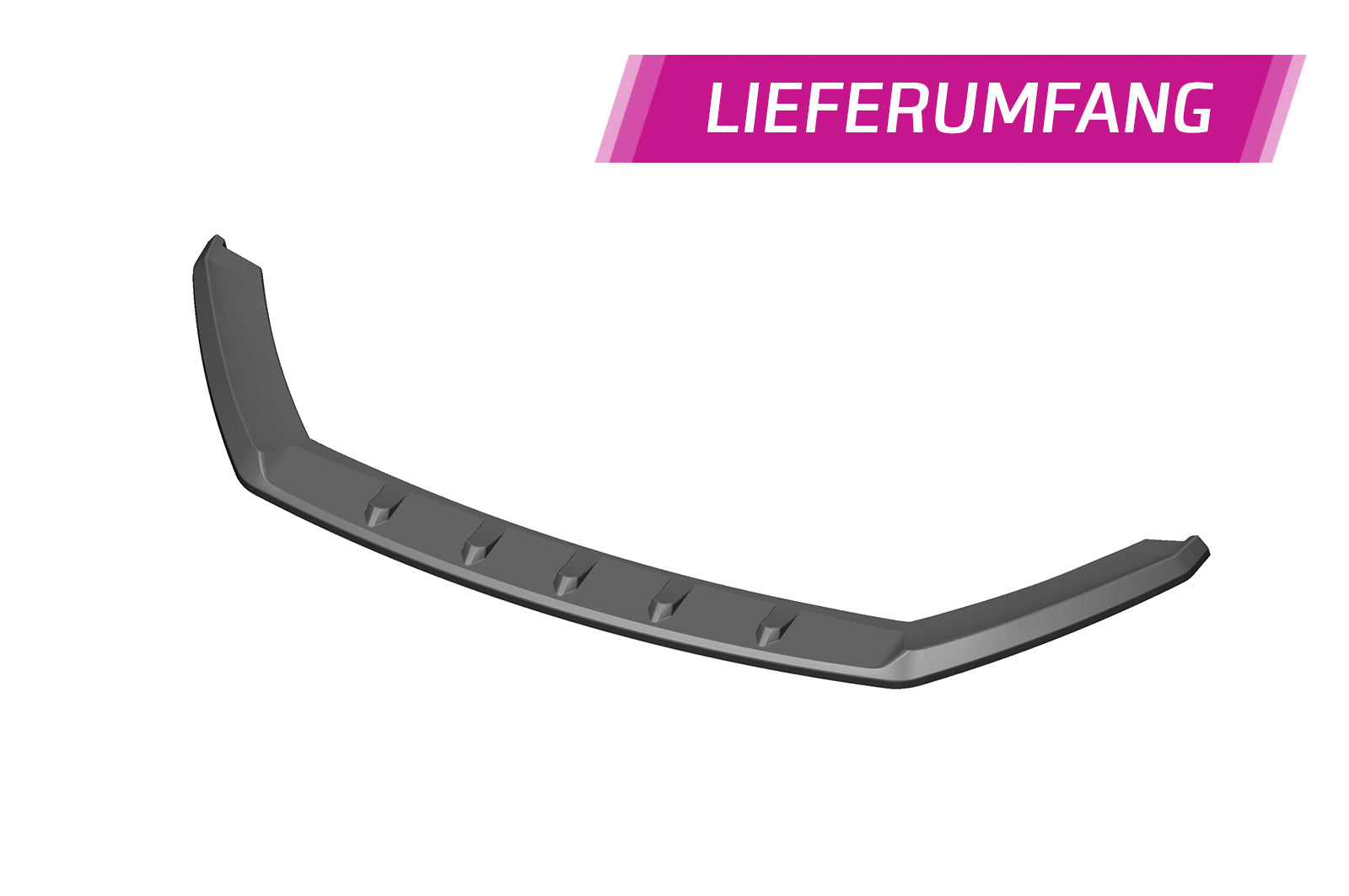 CSR Frontspoiler | Cup-Spoilerlippe mit ABE für Seat Leon 3 (Typ 5F) CSL394-C Carbon Look Hochglanz (keine Lackierung erforderlich)
