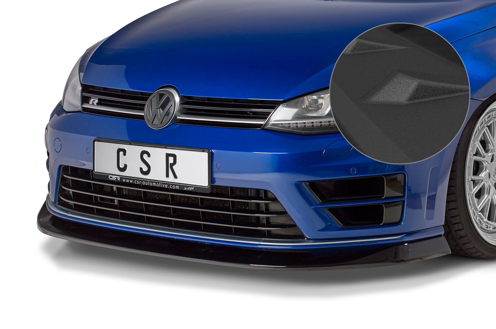 CSR Frontspoiler | Cup-Spoilerlippe mit ABE für VW Golf 7 R CSL395