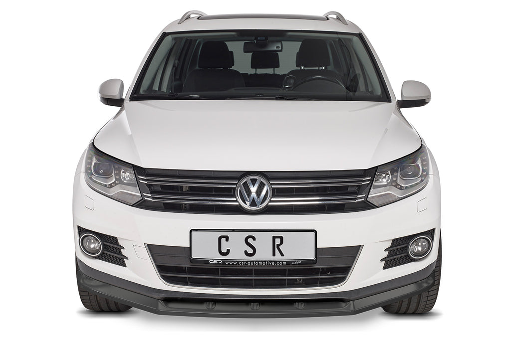 CSR Frontspoiler | Cup-Spoilerlippe mit ABE für VW Tiguan I CSL397-L Unlackiert roh (Lackierung erforderlich)