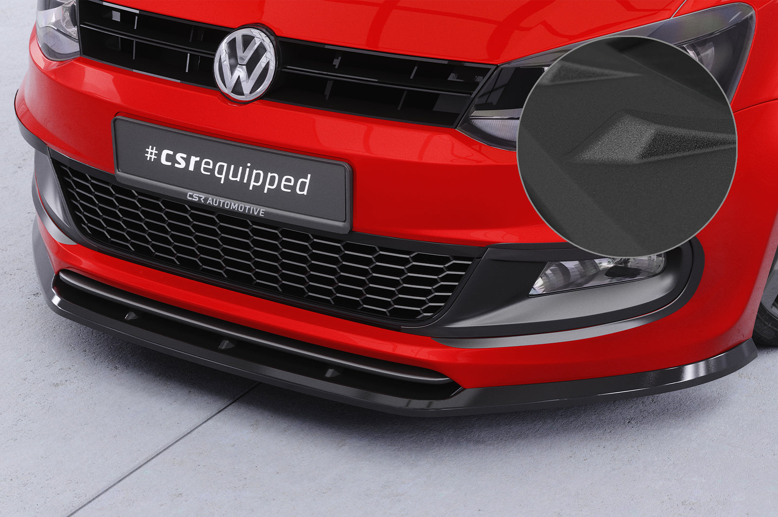 CSR Frontspoiler | Cup-Spoilerlippe mit ABE für VW Polo V (Typ 6R, 6C) R-Line CSL400