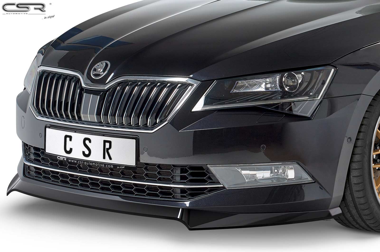 CSR Frontspoiler | Cup-Spoilerlippe mit ABE für Skoda Superb III (Typ 3V) CSL401