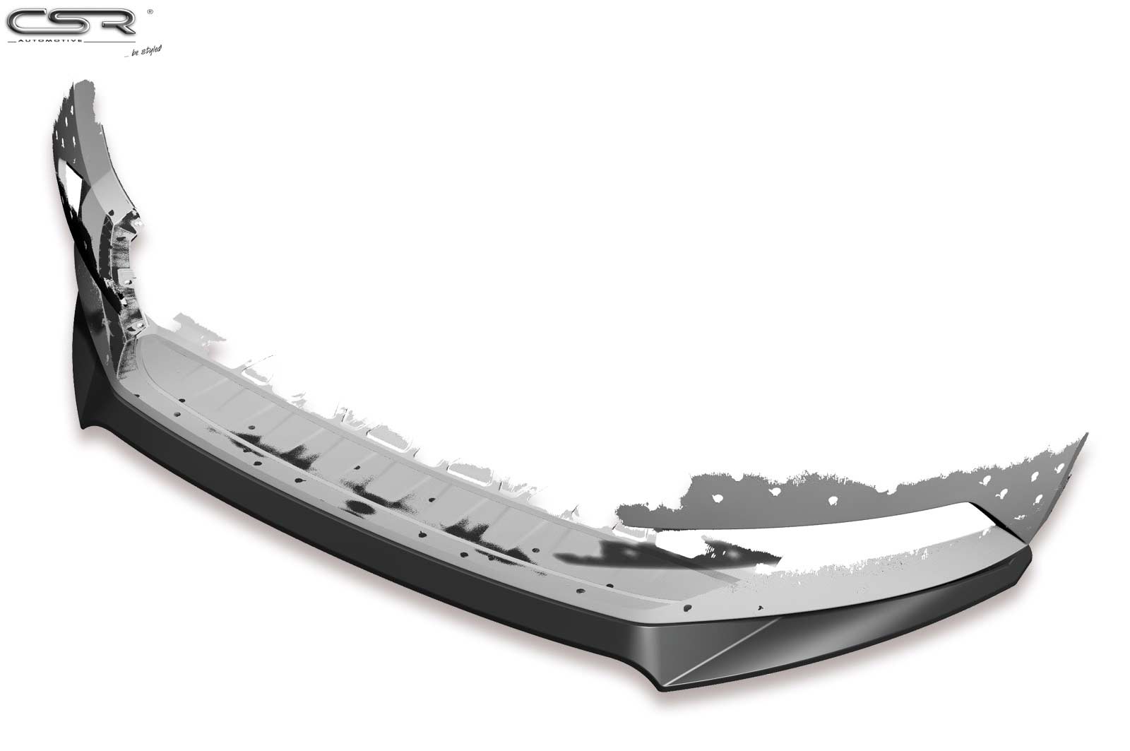 CSR Frontspoiler | Cup-Spoilerlippe mit ABE für Skoda Superb III (Typ 3V) CSL401-S Strukturiert schwarz matt (keine Lackierung erforderlich)