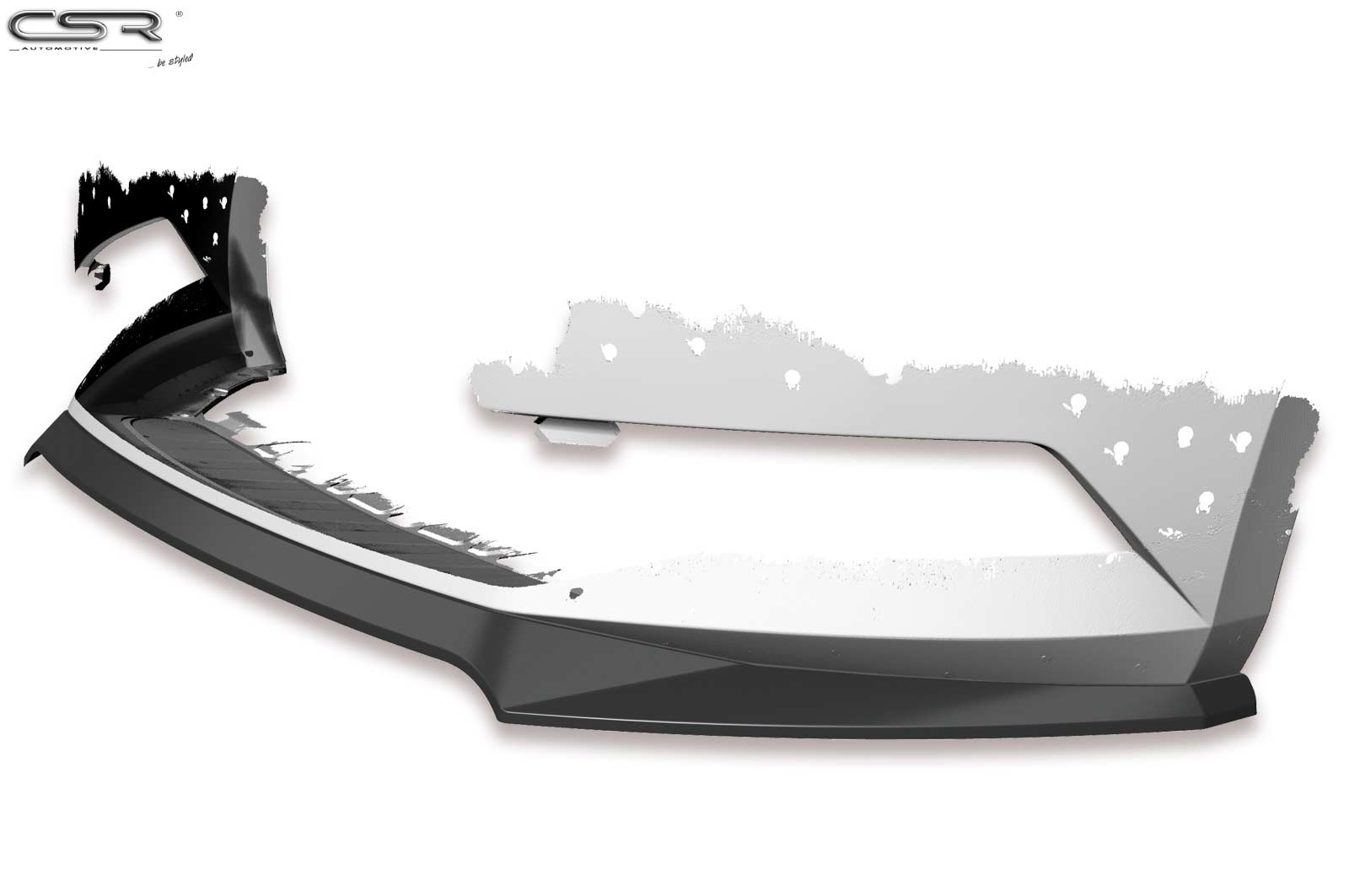 CSR Frontspoiler | Cup-Spoilerlippe mit ABE für Skoda Superb III (Typ 3V) CSL401-G Glossy schwarz Hochglanz (keine Lackierung erforderlich)