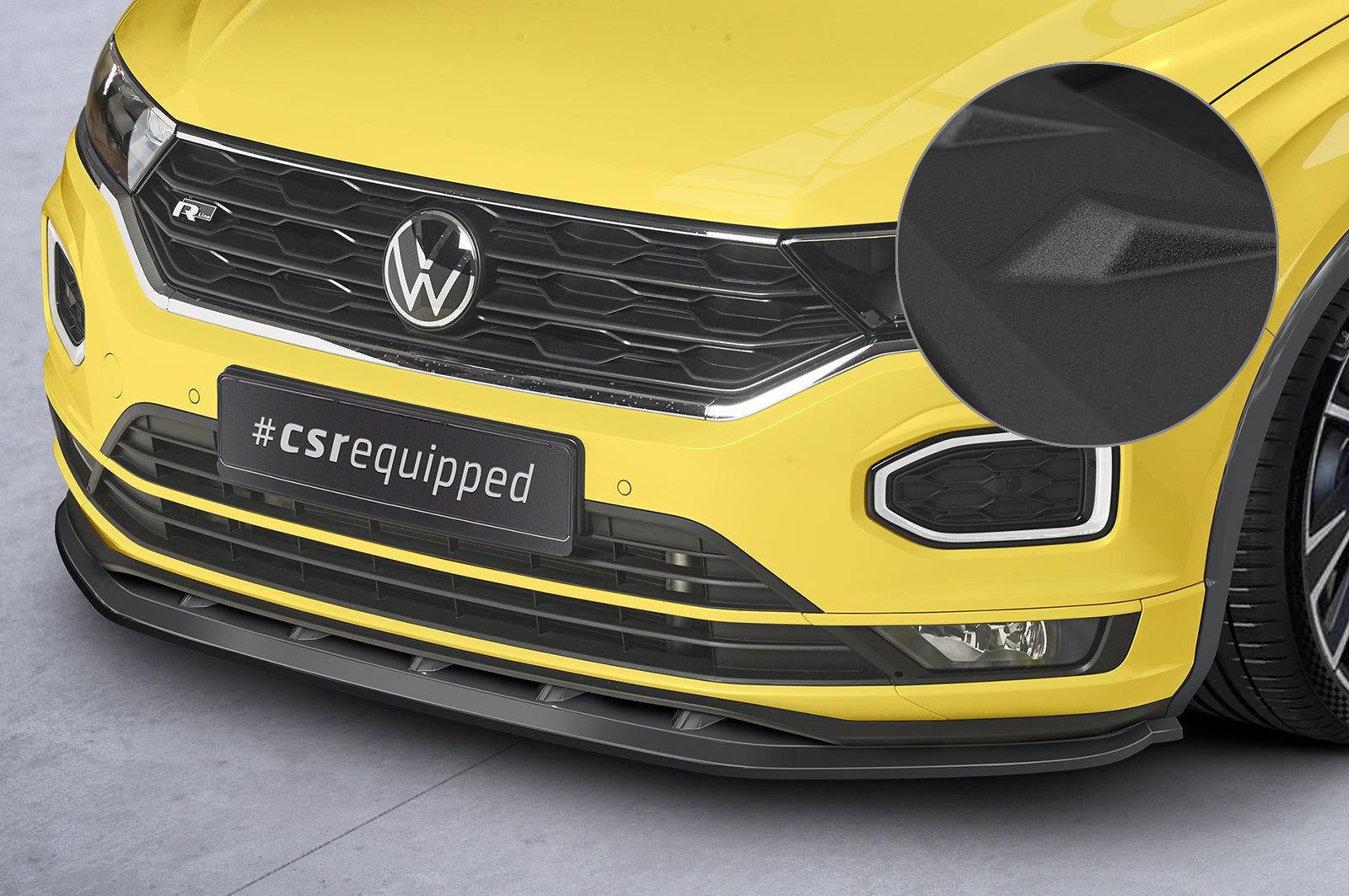 CSR Frontspoiler | Cup-Spoilerlippe mit ABE für VW T-Roc (A1) R-Line CSL402