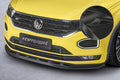 CSR Frontspoiler | Cup-Spoilerlippe mit ABE für VW T-Roc (A1) R-Line CSL402-C Carbon Look Hochglanz (keine Lackierung erforderlich)