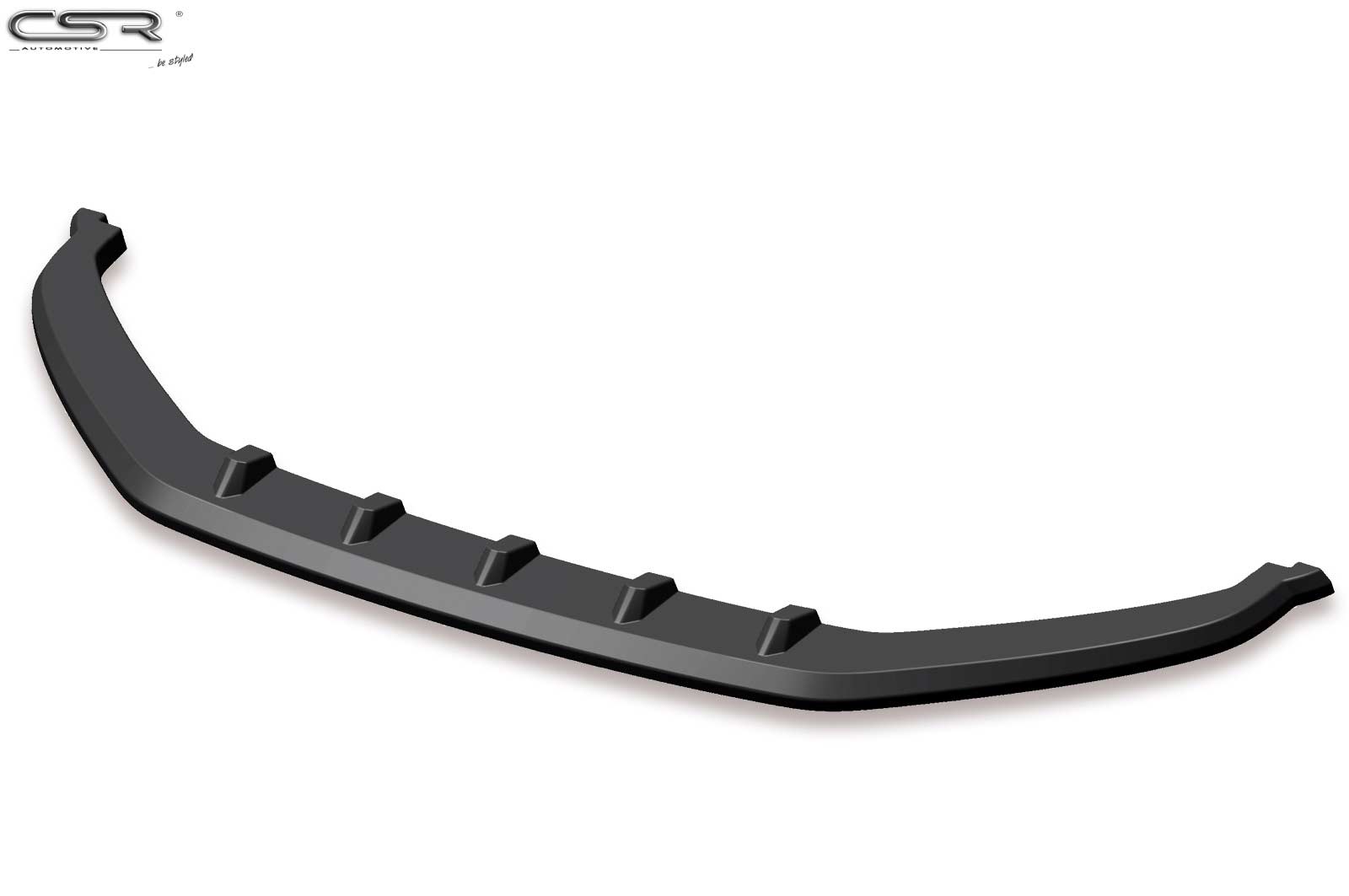 CSR Frontspoiler | Cup-Spoilerlippe mit ABE für VW T-Roc (A1) R-Line CSL402-S Strukturiert schwarz matt (keine Lackierung erforderlich)