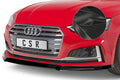 CSR Frontspoiler | Cup-Spoilerlippe mit ABE für Audi A5 F5 S-Line / S5 F5 CSL403-C Carbon Look Hochglanz (keine Lackierung erforderlich)