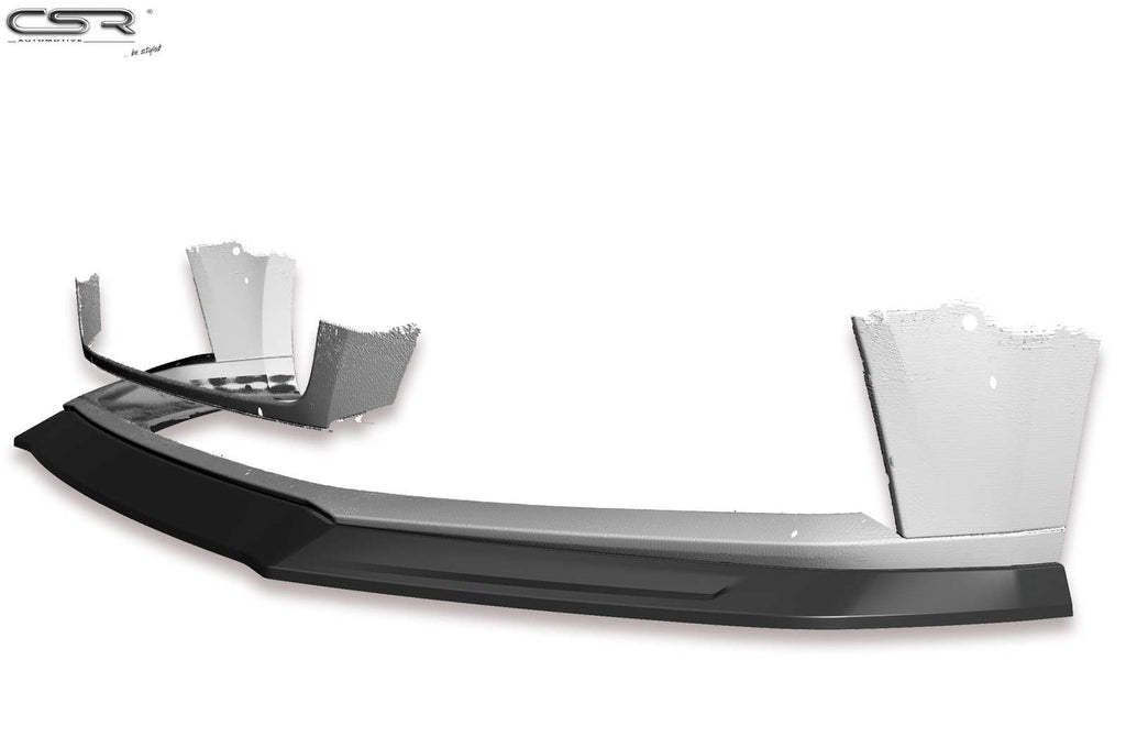 CSR Frontspoiler | Cup-Spoilerlippe mit ABE für Audi A5 F5 S-Line / S5 F5 CSL403-C Carbon Look Hochglanz (keine Lackierung erforderlich)