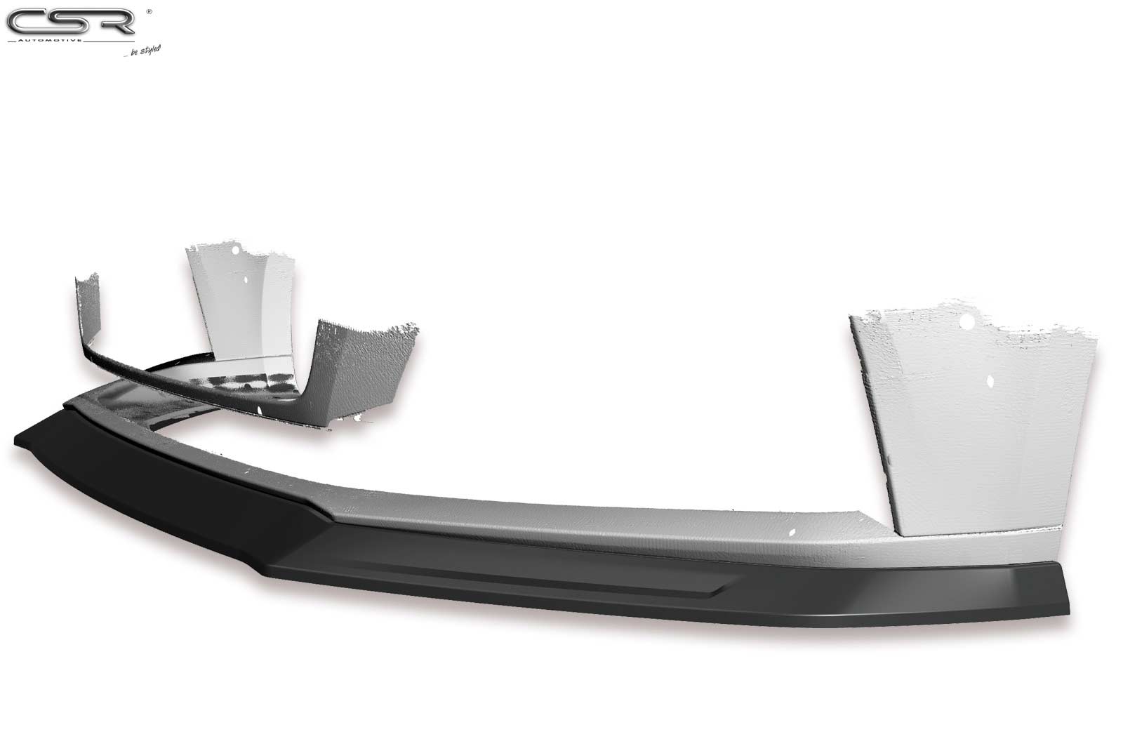 CSR Frontspoiler | Cup-Spoilerlippe mit ABE für Audi A5 F5 S-Line / S5 F5 CSL403-C Carbon Look Hochglanz (keine Lackierung erforderlich)
