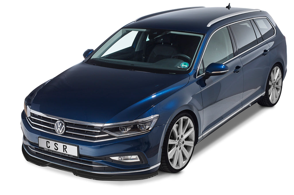 CSR Frontspoiler | Cup-Spoilerlippe mit ABE für VW Passat B8 (Typ 3G) CSL404-L Unlackiert roh (Lackierung erforderlich)