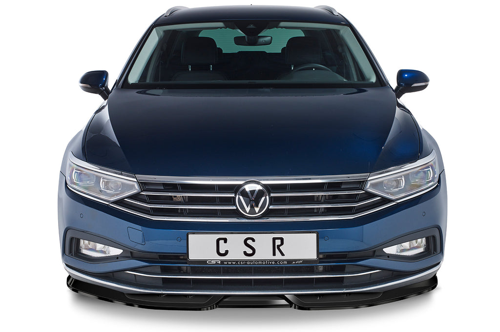 CSR Frontspoiler | Cup-Spoilerlippe mit ABE für VW Passat B8 (Typ 3G) CSL404-L Unlackiert roh (Lackierung erforderlich)