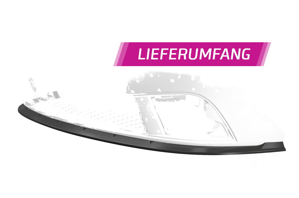 CSR Frontspoiler | Cup-Spoilerlippe mit ABE für Seat Ibiza III (Typ 6L) CSL405-S Strukturiert schwarz matt (keine Lackierung erforderlich)