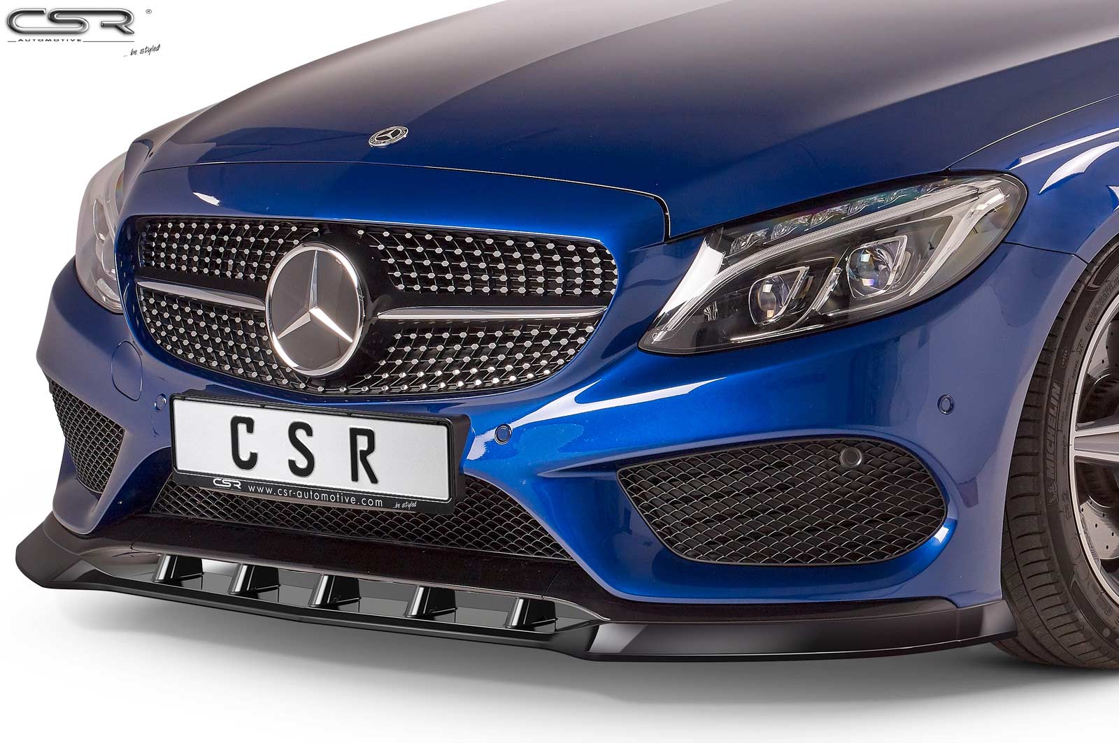 CSR Frontspoiler | Cup-Spoilerlippe mit ABE für Mercedes-Benz C-Klasse 205 AMG-Line CSL408