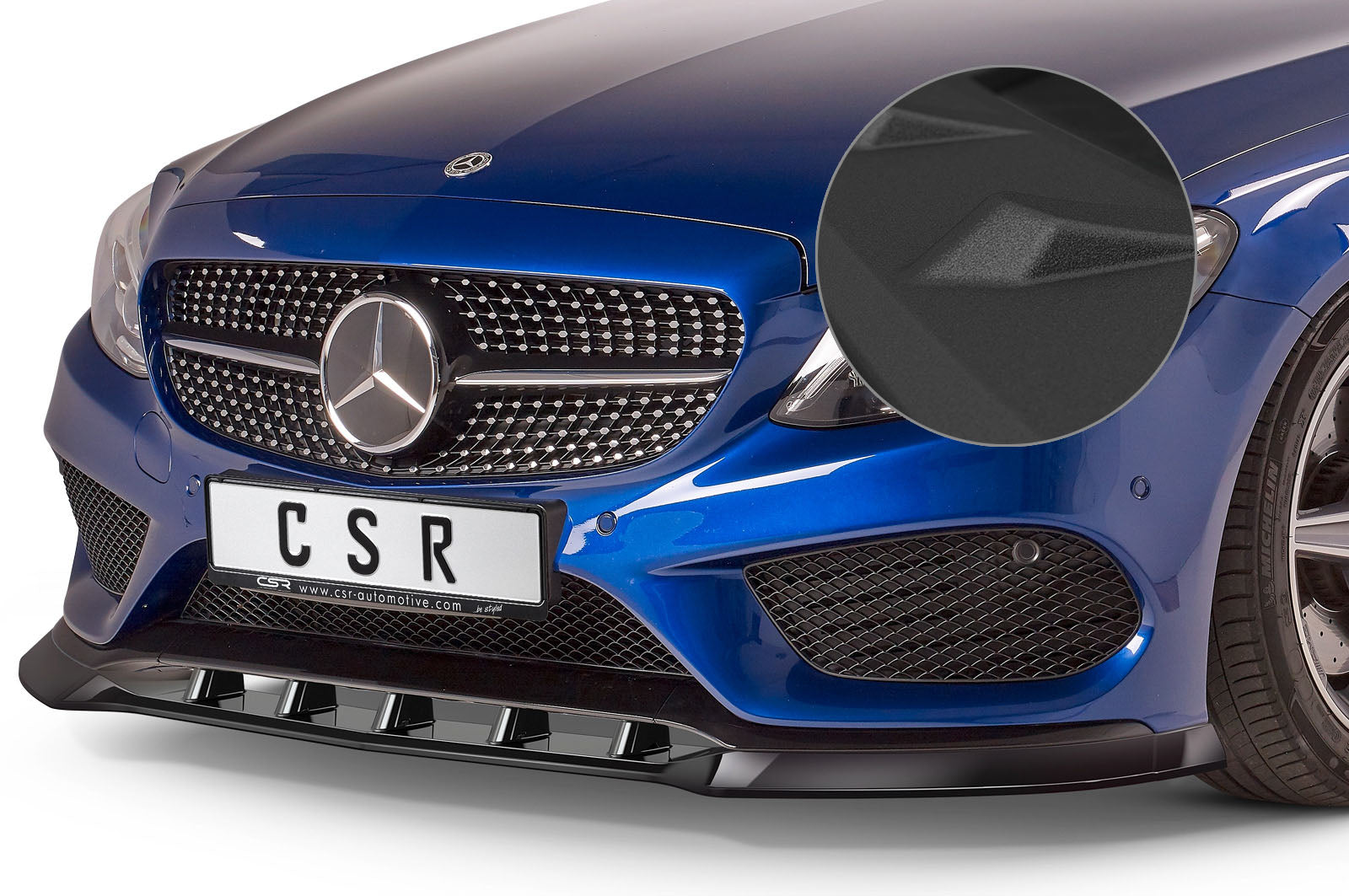 CSR Frontspoiler | Cup-Spoilerlippe mit ABE für Mercedes-Benz C-Klasse 205 AMG-Line CSL408
