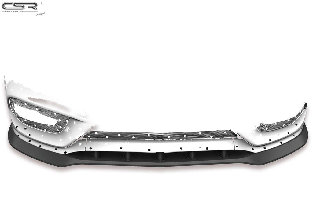 CSR Frontspoiler | Cup-Spoilerlippe mit ABE für Mercedes-Benz C-Klasse 205 AMG-Line CSL408-C Carbon Look Hochglanz (keine Lackierung erforderlich)