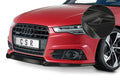 CSR Frontspoiler | Cup-Spoilerlippe mit ABE für Audi A6 C7 4G S-Line/ S6 C7 4G CSL410-G Glossy schwarz Hochglanz (keine Lackierung erforderlich)