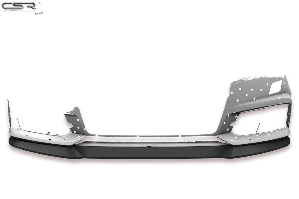 CSR Frontspoiler | Cup-Spoilerlippe mit ABE für Audi A6 C7 4G S-Line/ S6 C7 4G CSL410-G Glossy schwarz Hochglanz (keine Lackierung erforderlich)