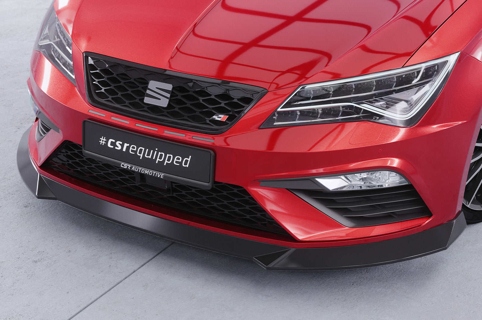 CSR Frontspoiler | Cup-Spoilerlippe mit ABE für Seat Leon 3 (Typ 5F) Cupra/FR CSL411