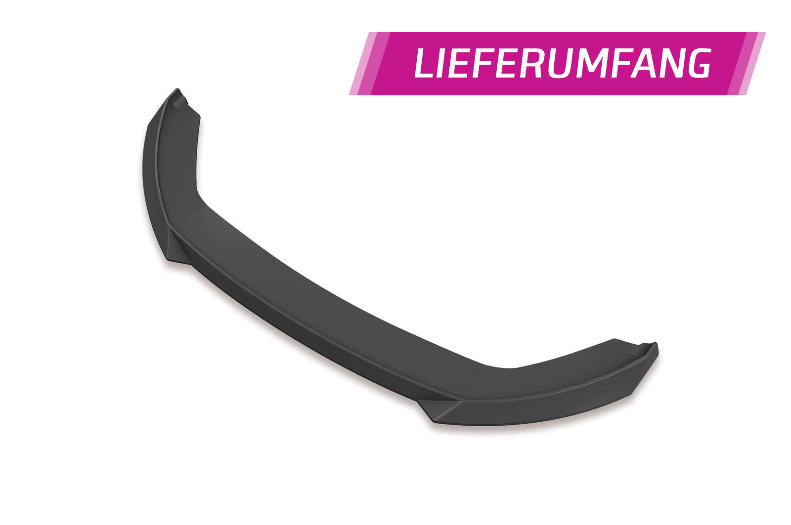 CSR Frontspoiler | Cup-Spoilerlippe mit ABE für Seat Leon 3 (Typ 5F) Cupra/FR CSL411-G Glossy schwarz Hochglanz (keine Lackierung erforderlich)
