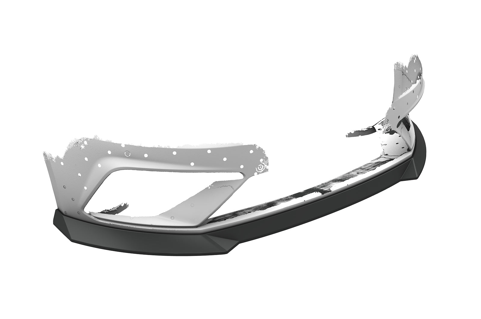 CSR Frontspoiler | Cup-Spoilerlippe mit ABE für Seat Leon 3 (Typ 5F) Cupra/FR CSL411-S Strukturiert schwarz matt (keine Lackierung erforderlich)