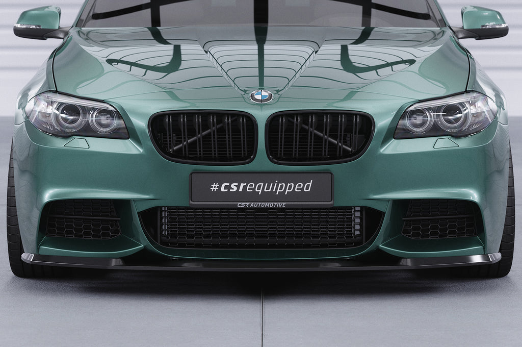 CSR Frontspoiler | Cup-Spoilerlippe mit ABE für BMW 5er F10 / F11 M-Paket CSL412-L Unlackiert roh (Lackierung erforderlich)
