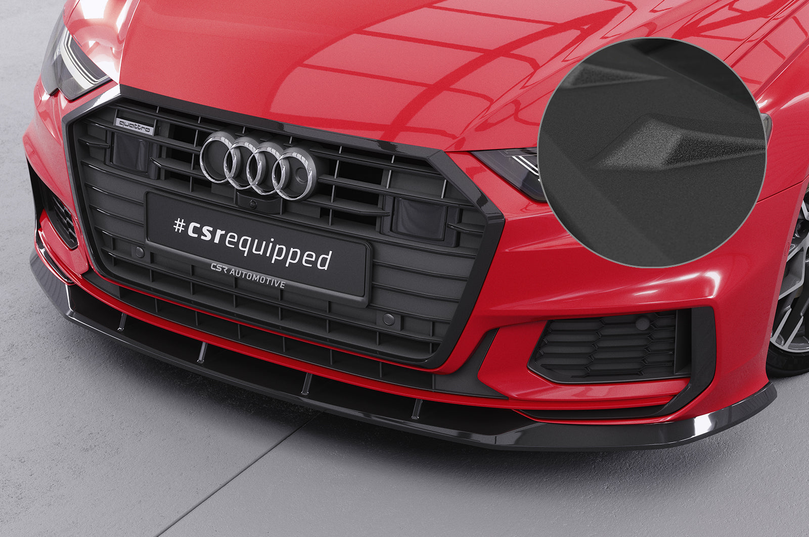 CSR Frontspoiler | Cup-Spoilerlippe mit ABE für Audi A6 S-Line / S6 C8 (Typ 4K/F2) CSL413