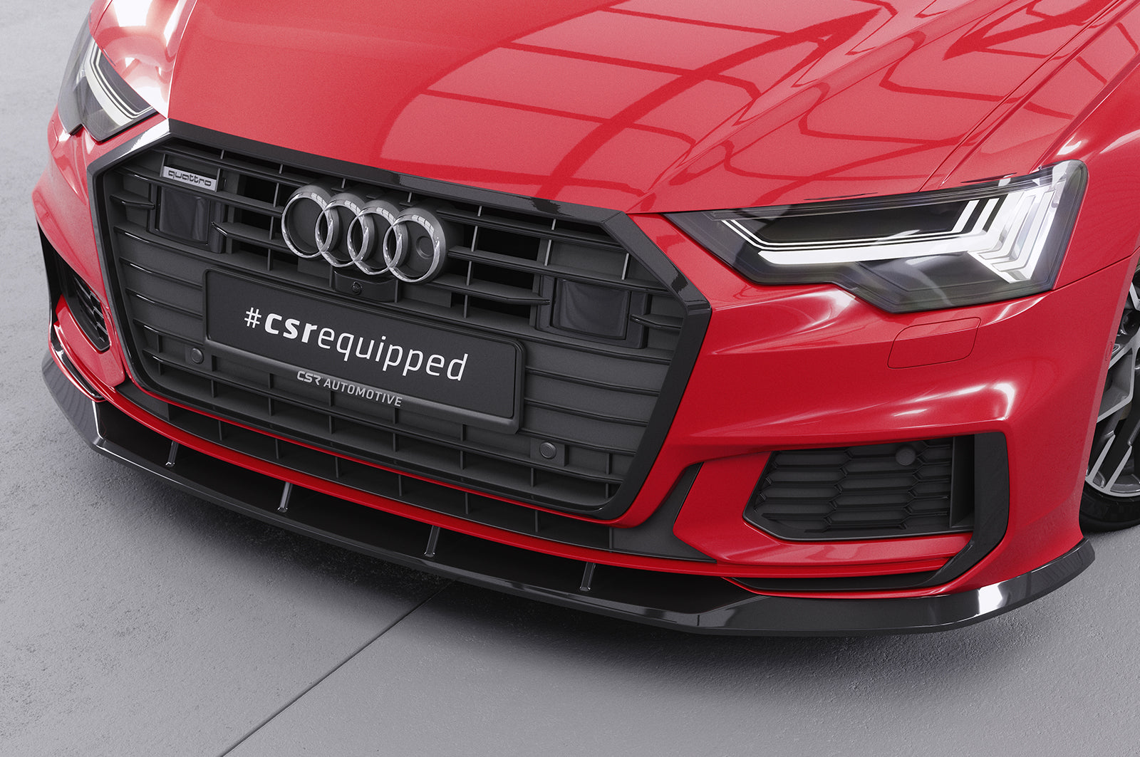 CSR Frontspoiler | Cup-Spoilerlippe mit ABE für Audi A6 S-Line / S6 C8 (Typ 4K/F2) CSL413