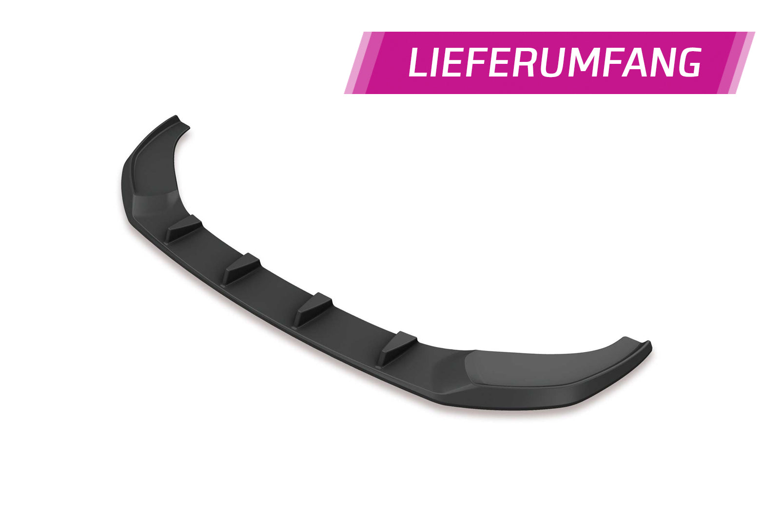 CSR Frontspoiler | Cup-Spoilerlippe mit ABE für Audi A6 S-Line / S6 C8 (Typ 4K/F2) CSL413-C Carbon Look Hochglanz (keine Lackierung erforderlich)
