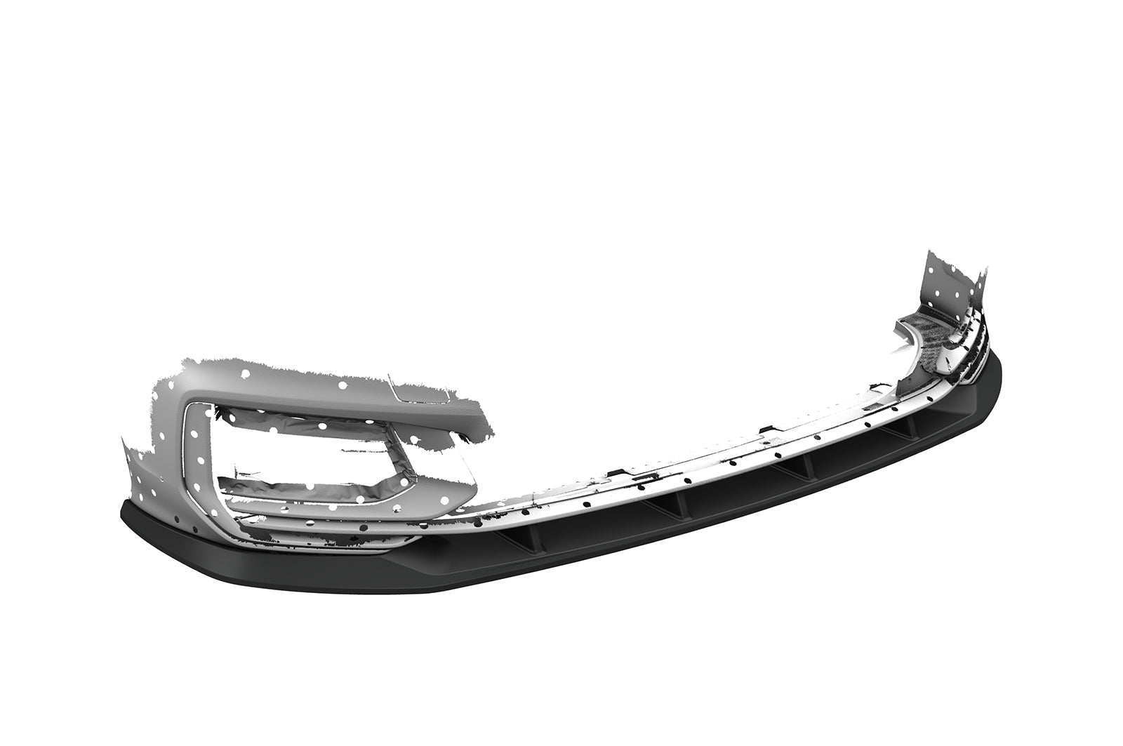 CSR Frontspoiler | Cup-Spoilerlippe mit ABE für Audi A6 S-Line / S6 C8 (Typ 4K/F2) CSL413-C Carbon Look Hochglanz (keine Lackierung erforderlich)