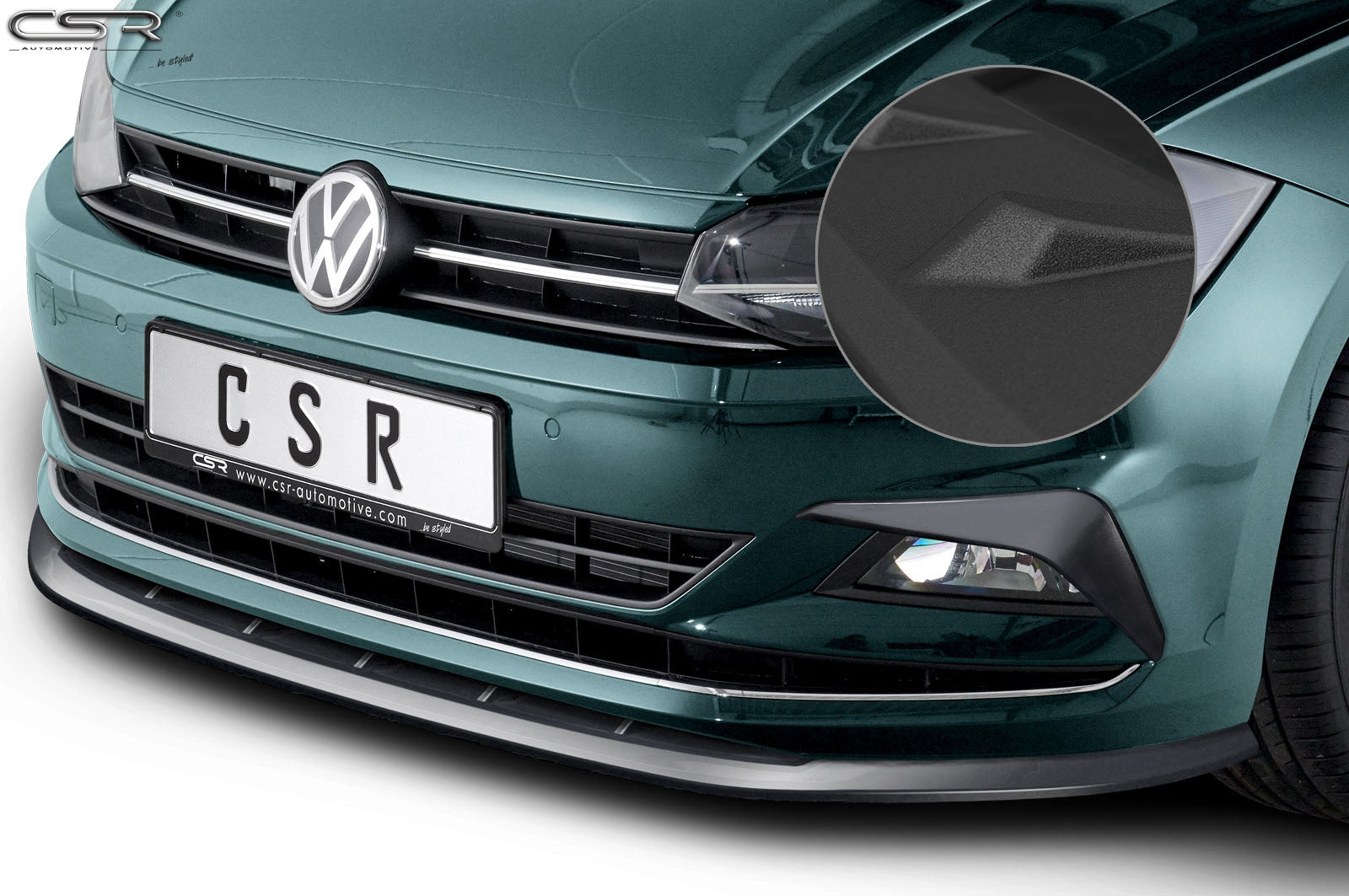 CSR Frontspoiler | Cup-Spoilerlippe mit ABE für VW Polo VI 2G (Typ AW) CSL417