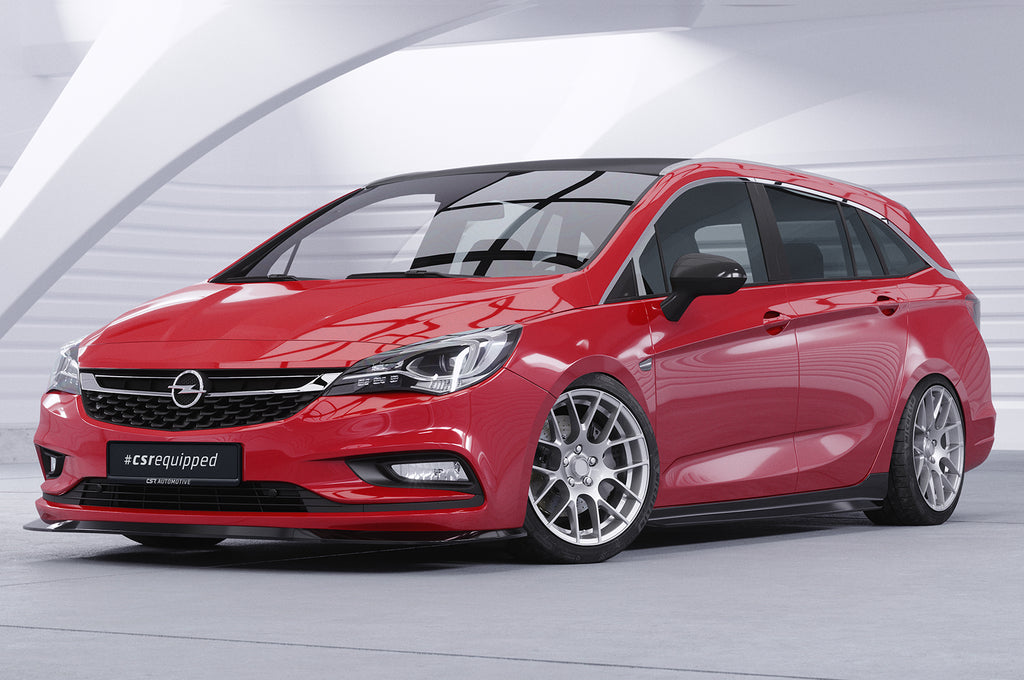 CSR Frontspoiler | Cup-Spoilerlippe mit ABE für Opel Astra K CSL419-L Unlackiert roh (Lackierung erforderlich)