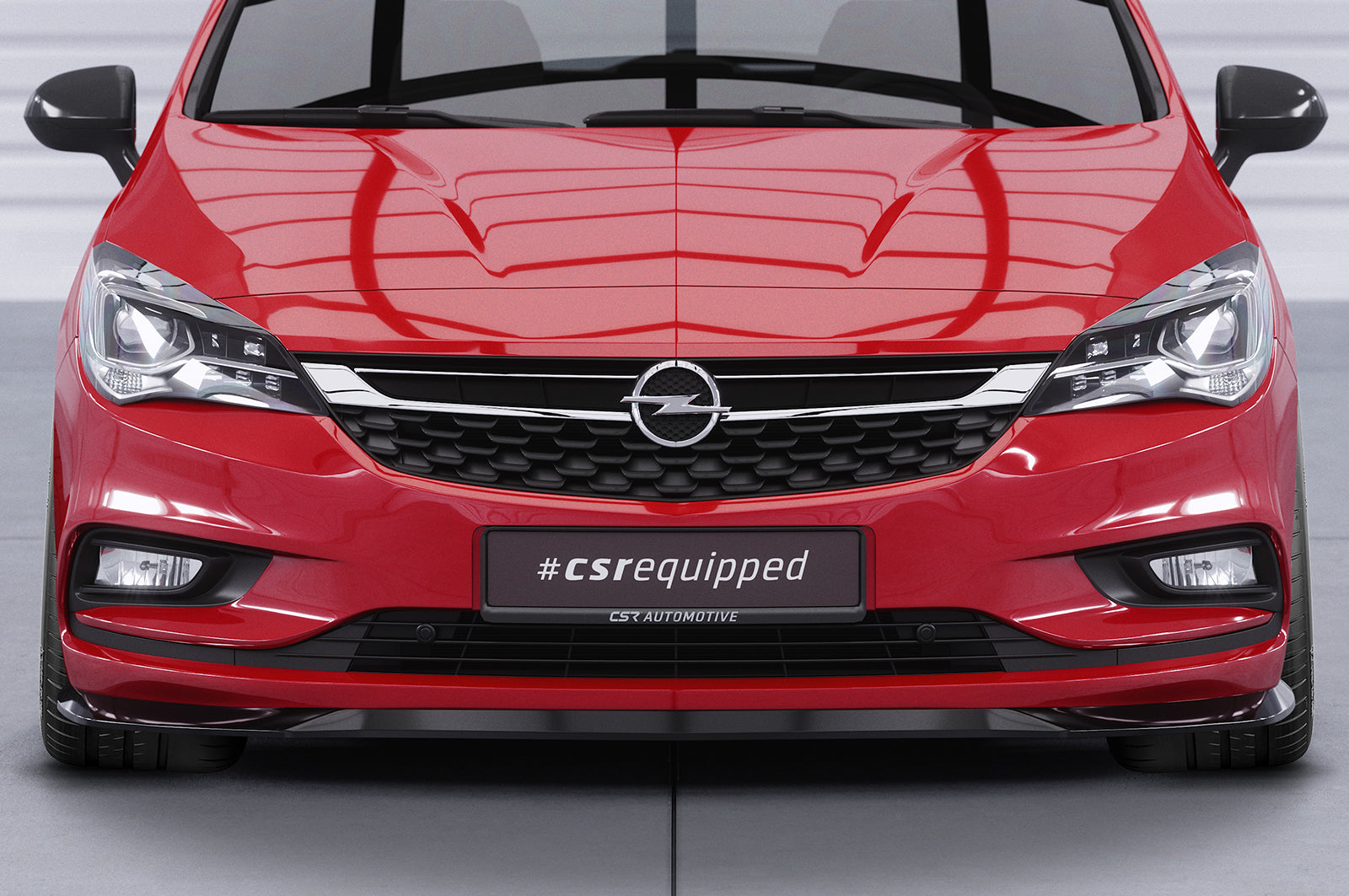CSR Frontspoiler | Cup-Spoilerlippe mit ABE für Opel Astra K CSL419-L Unlackiert roh (Lackierung erforderlich)