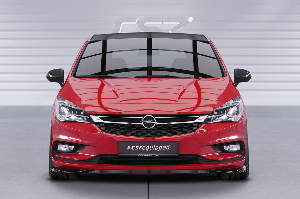 CSR Frontspoiler | Cup-Spoilerlippe mit ABE für Opel Astra K CSL419-L Unlackiert roh (Lackierung erforderlich)