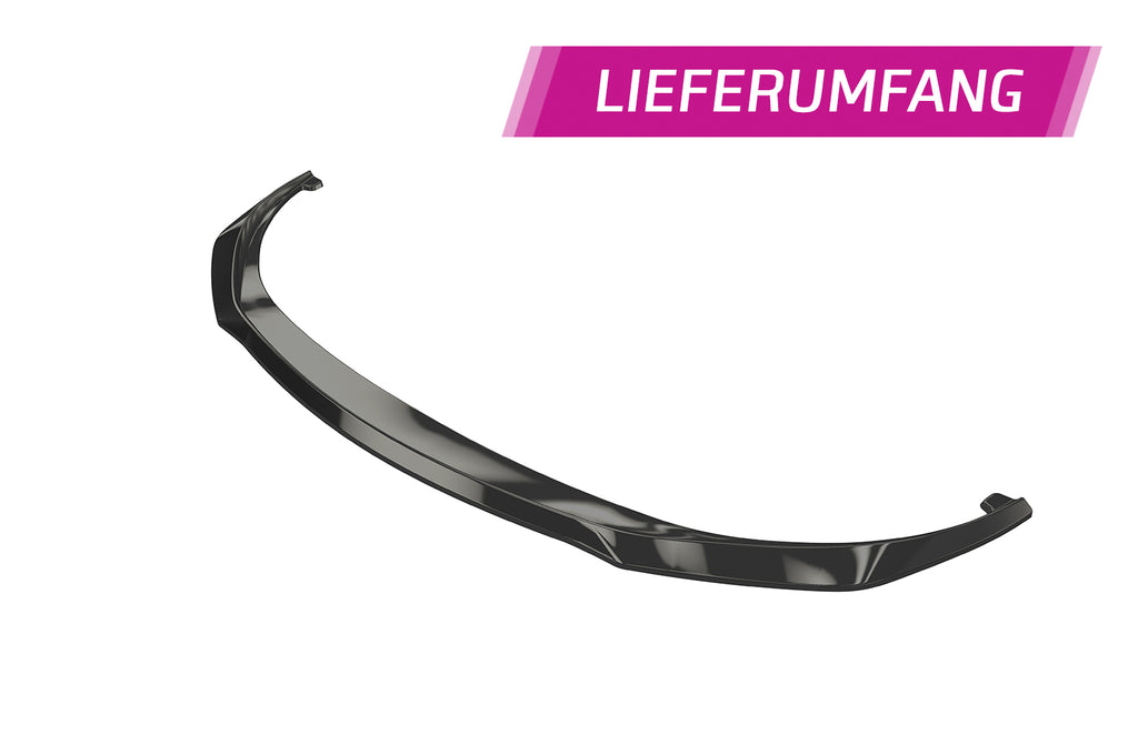 CSR Frontspoiler | Cup-Spoilerlippe mit ABE für Opel Astra K CSL419-S Strukturiert schwarz matt (keine Lackierung erforderlich)