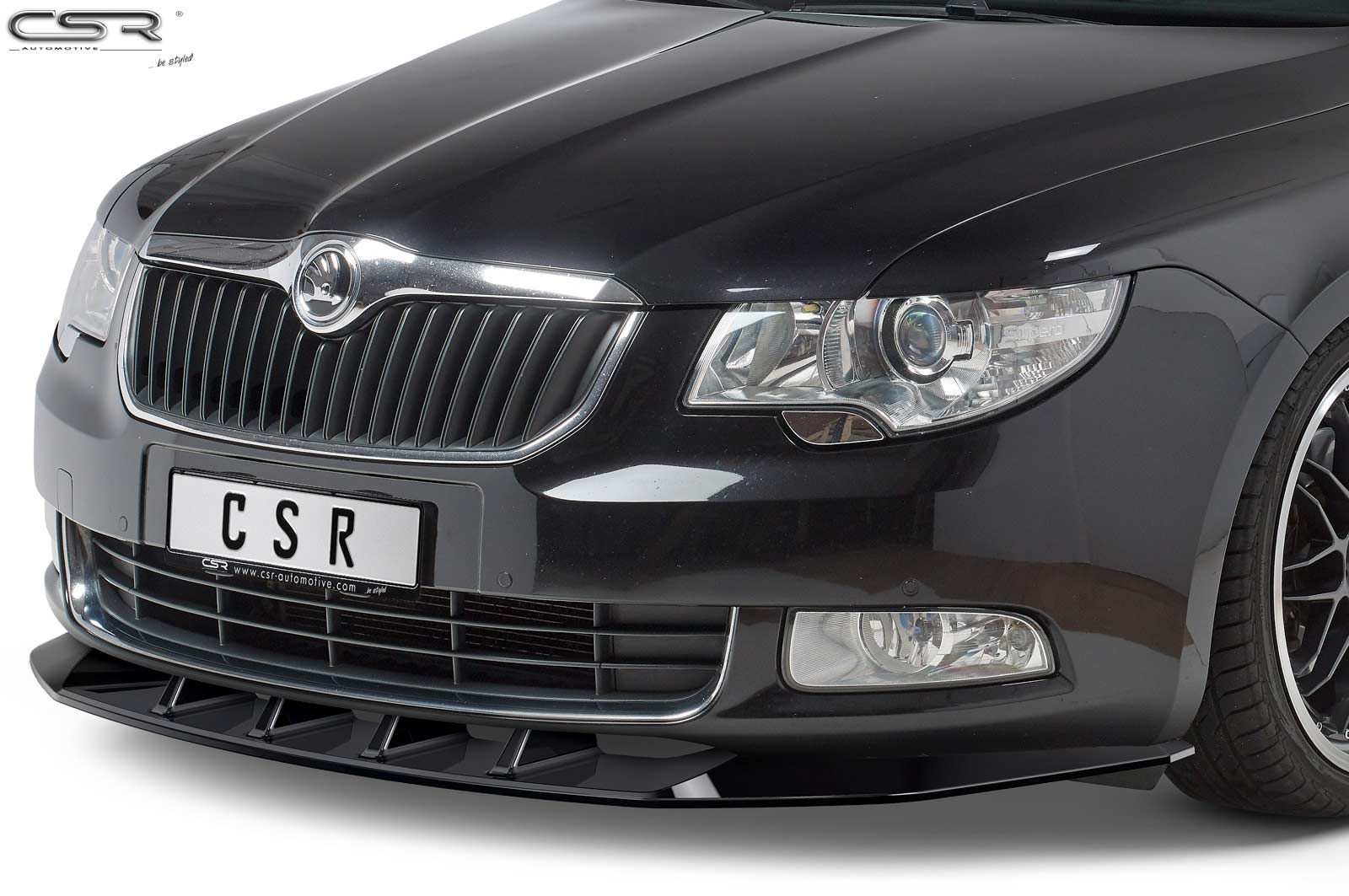 CSR Frontspoiler | Cup-Spoilerlippe mit ABE für Skoda Superb II CSL420