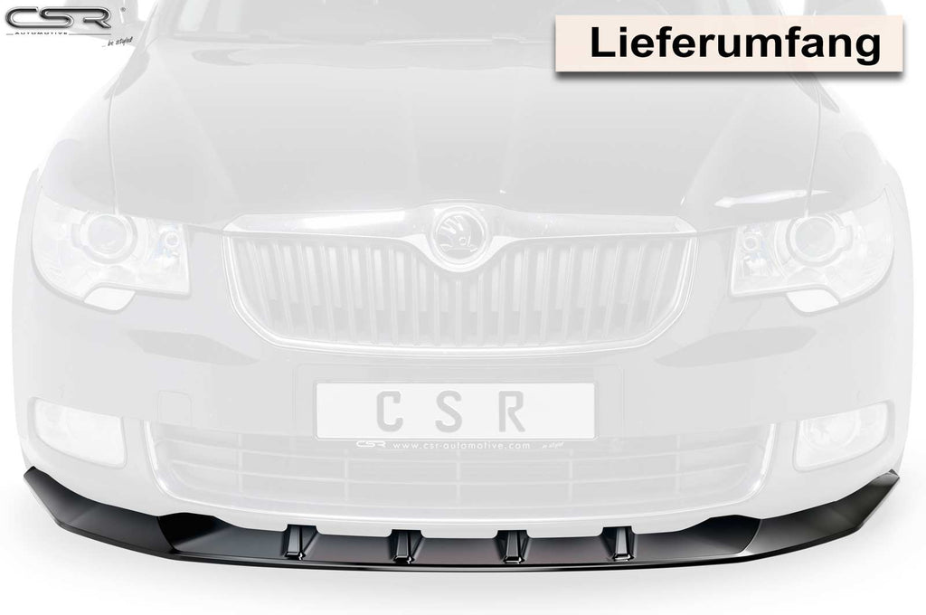 CSR Frontspoiler | Cup-Spoilerlippe mit ABE für Skoda Superb II CSL420