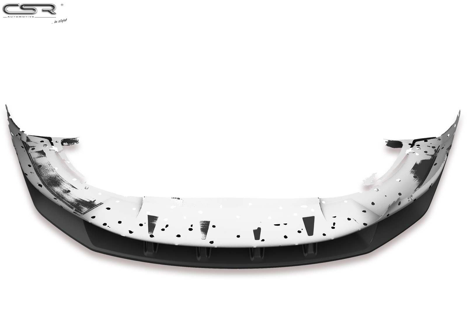 CSR Frontspoiler | Cup-Spoilerlippe mit ABE für Skoda Superb II CSL420-C Carbon Look Hochglanz (keine Lackierung erforderlich)