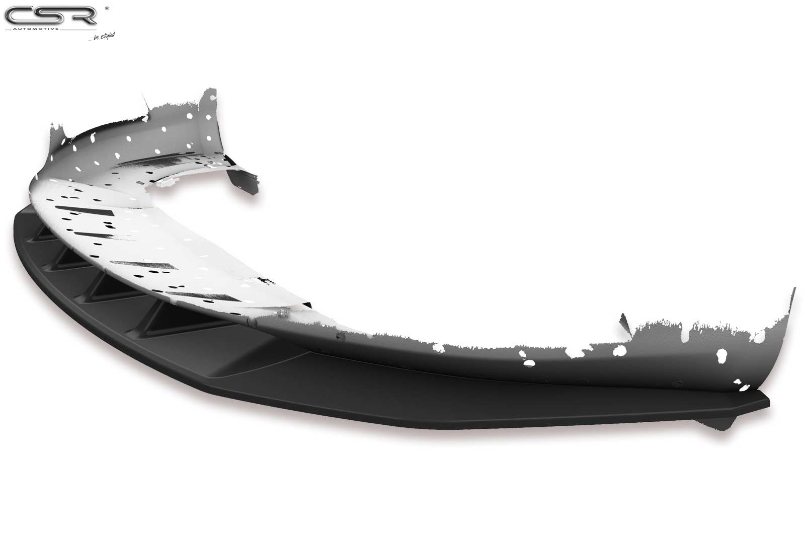 CSR Frontspoiler | Cup-Spoilerlippe mit ABE für Skoda Superb II CSL420-C Carbon Look Hochglanz (keine Lackierung erforderlich)
