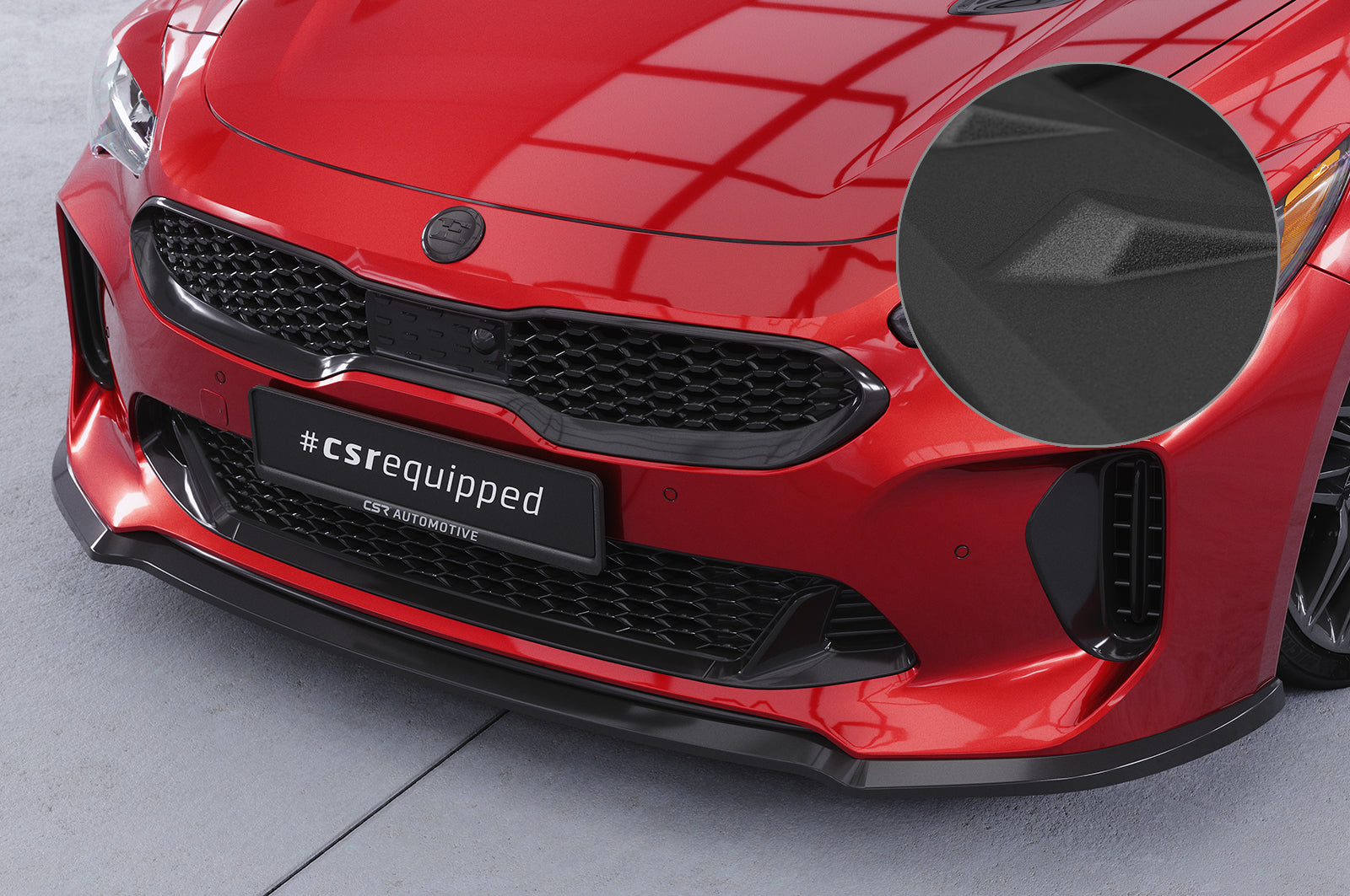 CSR Frontspoiler | Cup-Spoilerlippe mit ABE für Kia Stinger GT CSL426