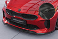 CSR Frontspoiler | Cup-Spoilerlippe mit ABE für Kia Stinger GT CSL426-C Carbon Look Hochglanz (keine Lackierung erforderlich)
