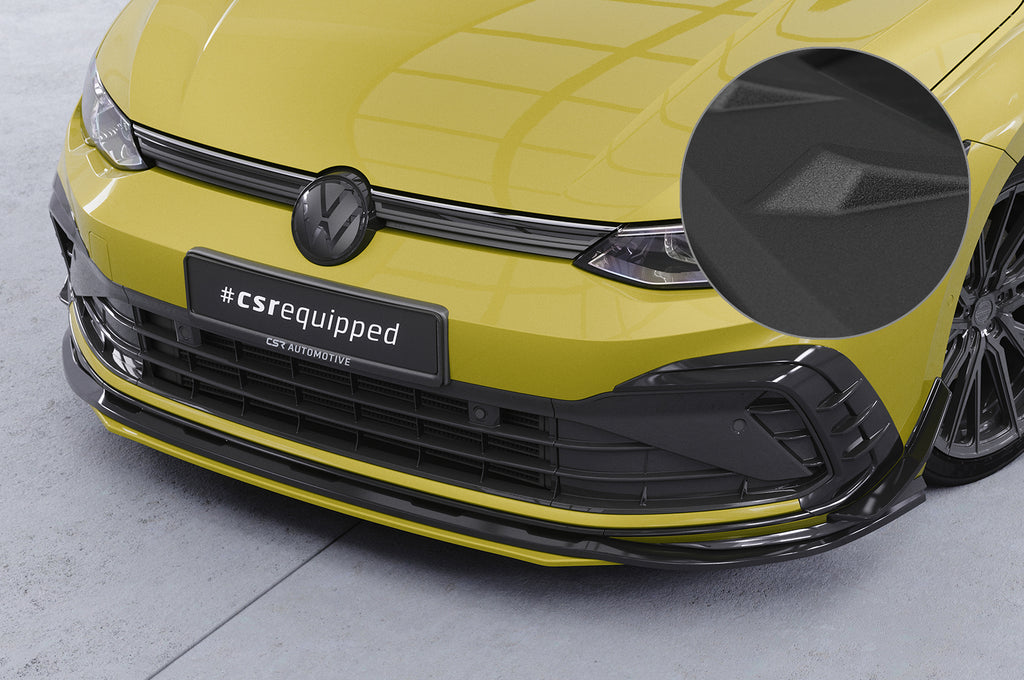 CSR Frontspoiler | Cup-Spoilerlippe mit ABE für VW Golf 8 GTI, GTD, GTE, R-Line CSL429