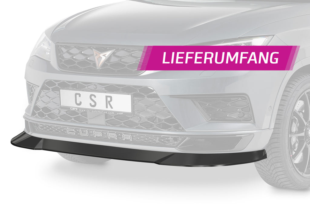 CSR Frontspoiler | Cup-Spoilerlippe mit ABE für Cupra Ateca CSL430