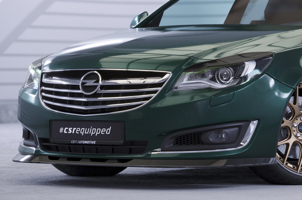 CSR Frontspoiler | Cup-Spoilerlippe mit ABE für Opel Insignia A CSL432-S Strukturiert schwarz matt (keine Lackierung erforderlich)