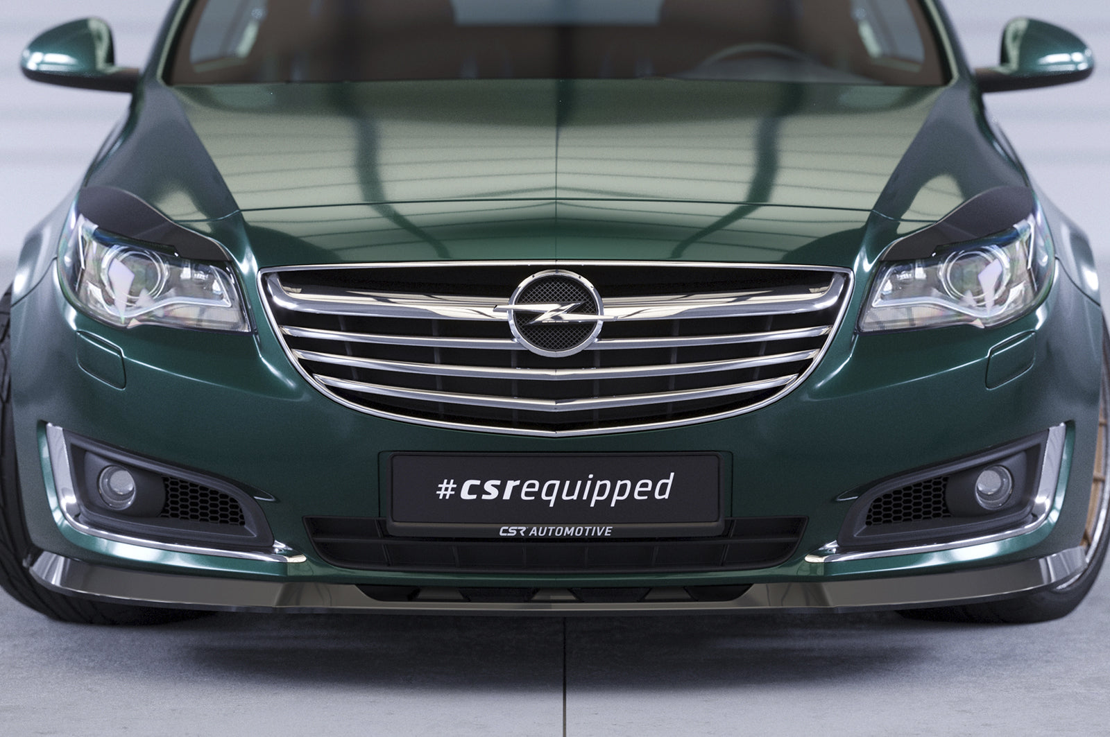 CSR Frontspoiler | Cup-Spoilerlippe mit ABE für Opel Insignia A CSL432-C Carbon Look Hochglanz (keine Lackierung erforderlich)