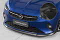 CSR Frontspoiler | Cup-Spoilerlippe mit ABE für Opel Corsa F CSL435-G Glossy schwarz Hochglanz (keine Lackierung erforderlich)