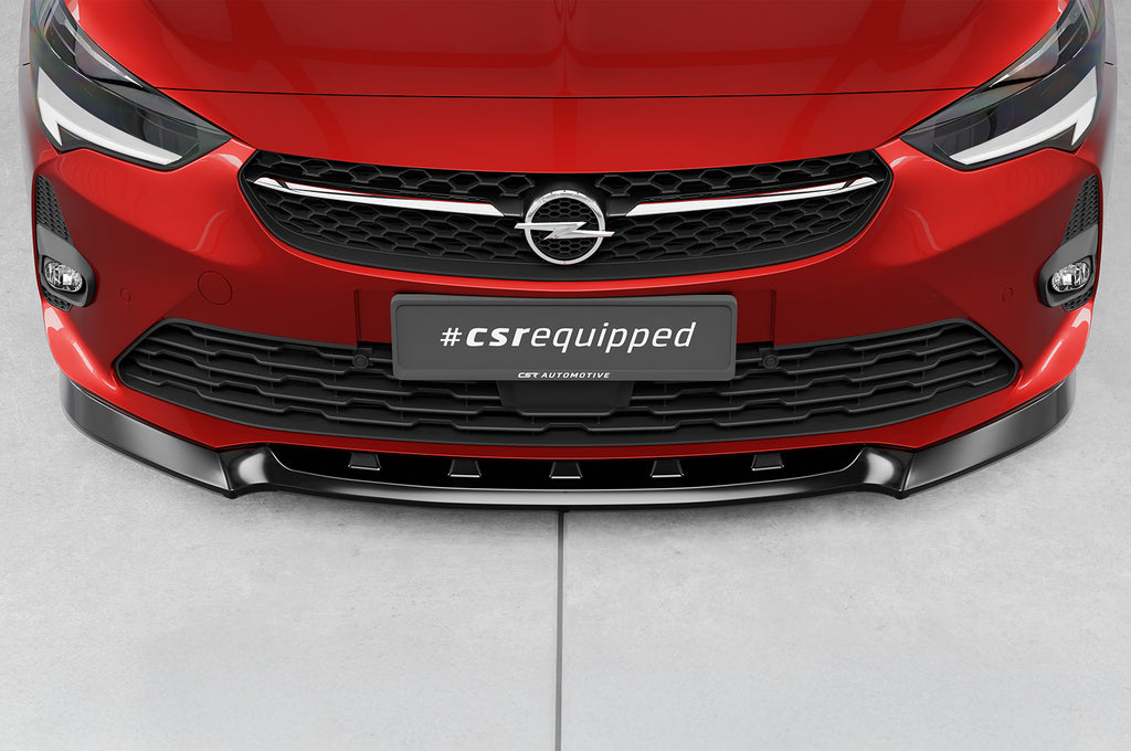 CSR Frontspoiler | Cup-Spoilerlippe mit ABE für Opel Corsa F GS-Line CSL436-L Unlackiert roh (Lackierung erforderlich)