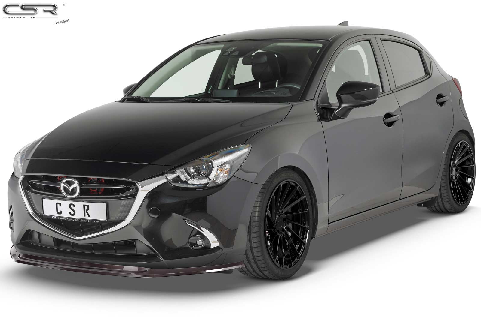 CSR Frontspoiler | Cup-Spoilerlippe mit ABE für Mazda 2 (Typ DJ) CSL437