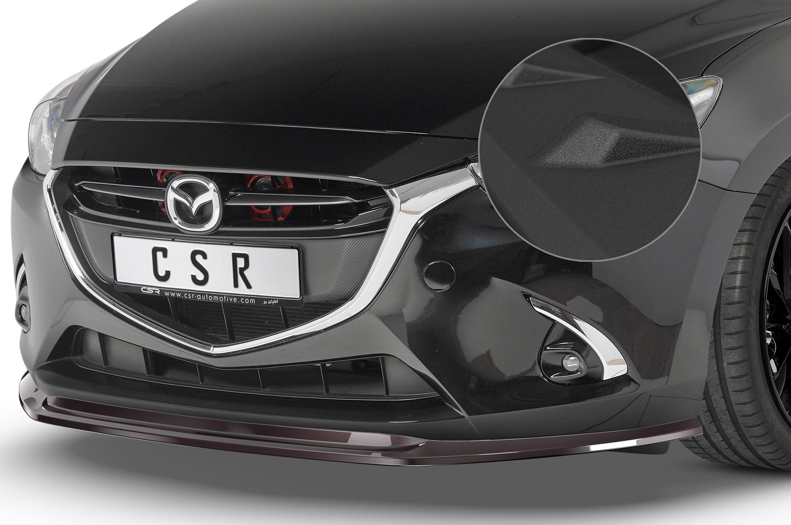 CSR Frontspoiler | Cup-Spoilerlippe mit ABE für Mazda 2 (Typ DJ) CSL437